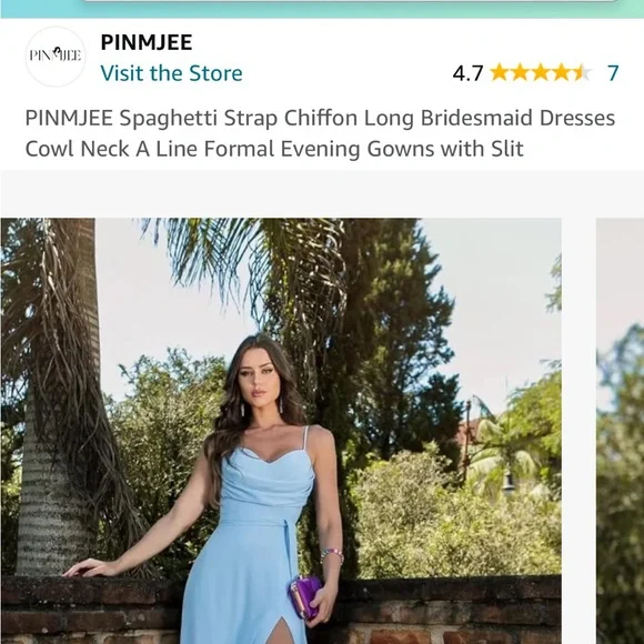 Burnt orange bridesmaid or prom dress - Picture 5 of 5